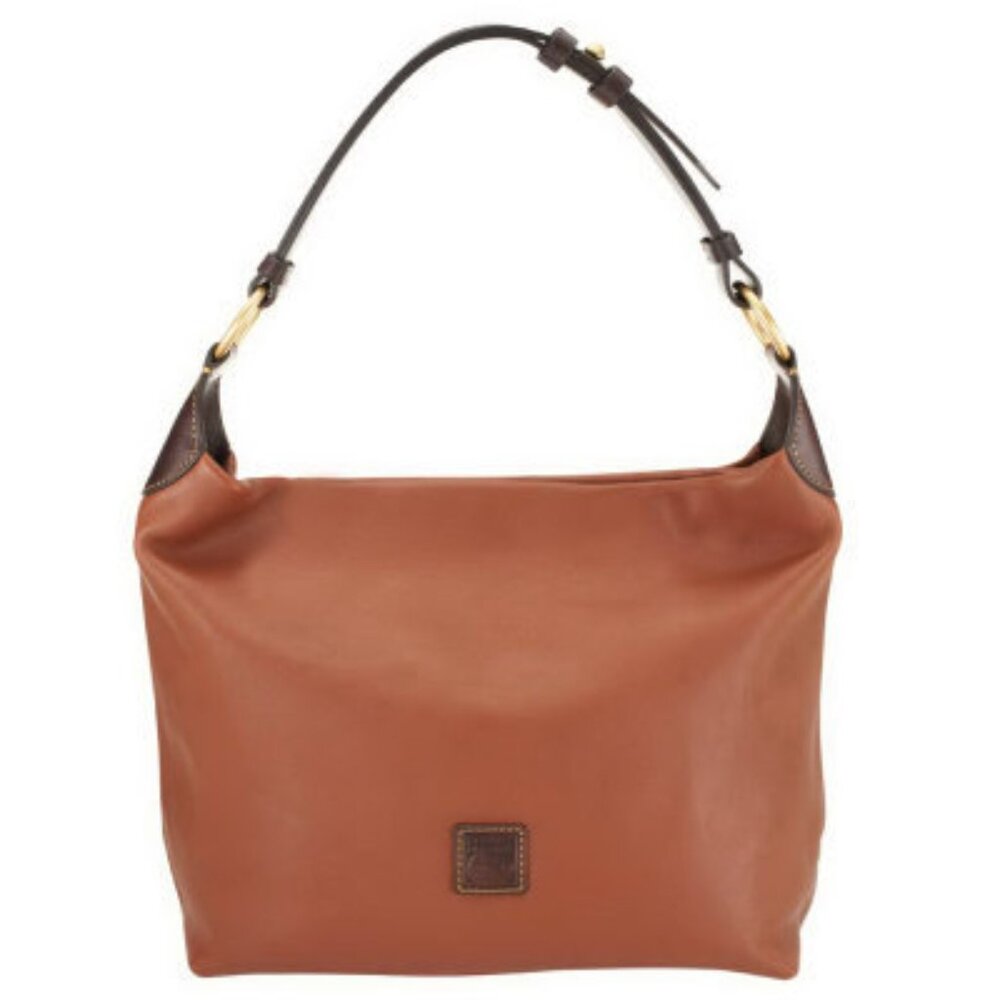 Dooney & Bourke Leather O-Ring Sac – Brown Designer Hobo Tote Purse